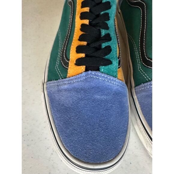 Vans Men's Colorblocked Off The Wall Old Skool Casual Sneakers Size 10.5 - Picture 5 of 9